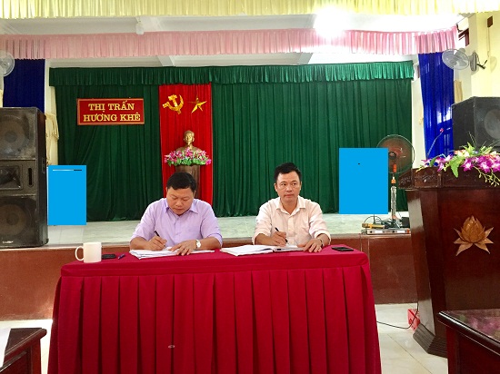 Đảng ủy Thị trấn tổ chức Hội nghị công bố các Quyết định sáp nhập Tổ dân phố